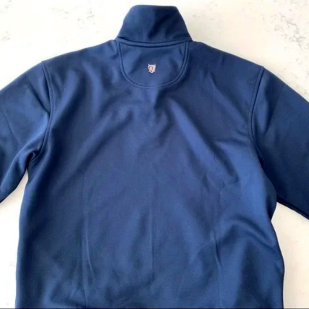 Oxford Golf Zip Sweatshirt Navy New Small Jacket